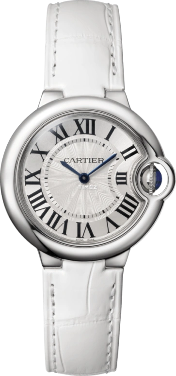 Cartier,Ballon Bleu de Cartier 33mm,33mm,Stainless Steel,Silver,Quartz,Sapphire,Crystal Glass,Round,W6920086