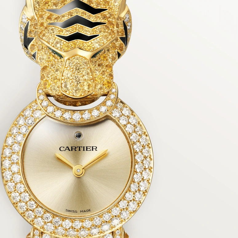 Cartier,High Jewelry Watches 23.60mm,23.60mm,Yellow Gold,Gold,Quartz,Other,HPI01655