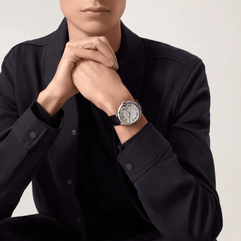Cartier,Ballon Bleu de Cartier 42mm,42mm,Stainless Steel,Silver,Automatic,Day,42hours,WSBB0026