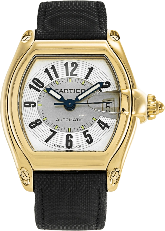 Cartier,Drive de Cartier 37mm,37mm,Yellow Gold,Black,Handwound,Day,Tonneau,W62003V2