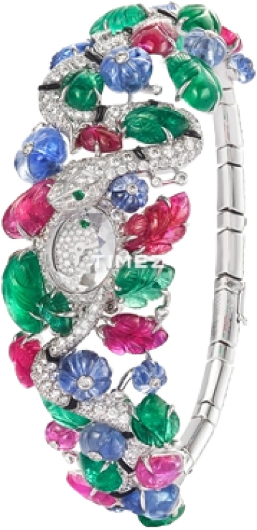 Cartier High Jewelry Watches TUTTI FRUTTI SERPENT