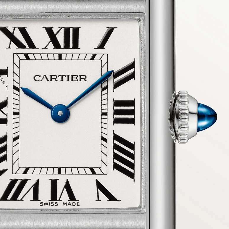 Cartier,Tank 29.50x22mm,29.50x22mm,Stainless Steel,Silver,Quartz,Sapphire,Crystal Glass,Square,WSTA0051