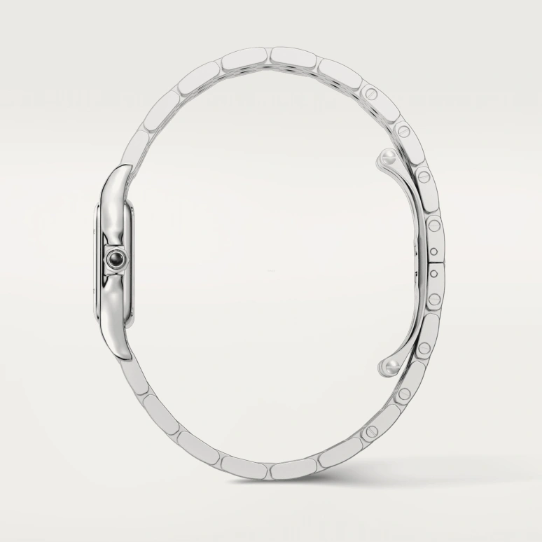 Cartier,Panthère de Cartier 22x30mm,22x30mm,Stainless Steel,Black,Gradient,Grey,Quartz,Sapphire,Crystal Glass,Square,WSPN0010