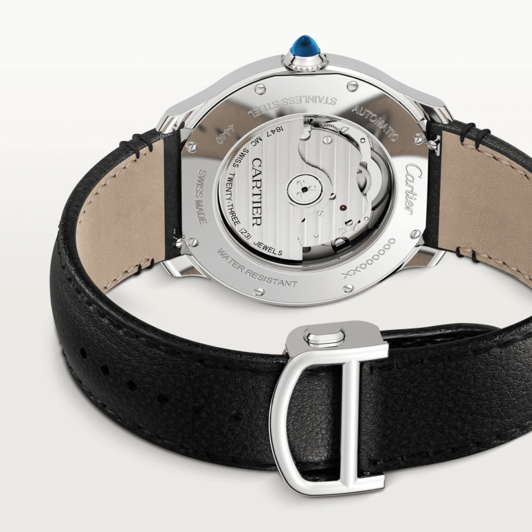 Cartier,Ronde de Cartier 40mm,40mm,Stainless Steel,Silver,Automatic,Day,42hours,WSRN0032