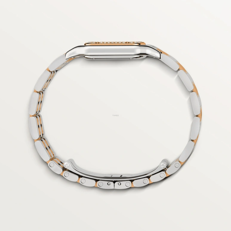 Cartier,Panthère de Cartier 36.50x26.70mm,36.50x26.70mm,Stainless Steel,Rose Gold,Silver,Quartz,Glass,Square,W3PN0015