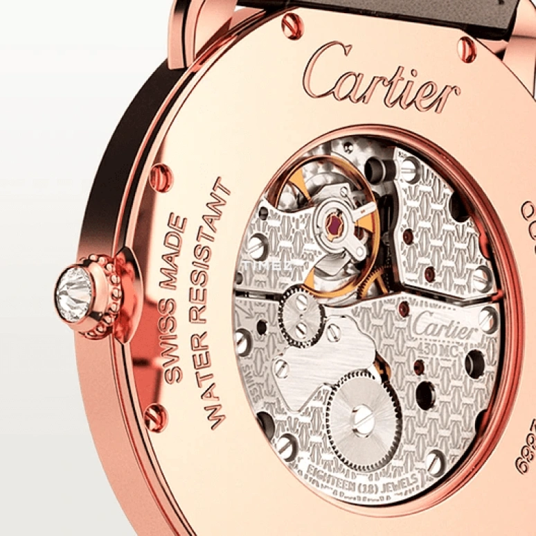 Cartier,Ronde de Cartier 36mm,36mm,Rose Gold,Silver,Handwound,36hours,In-house Caliber,WR000651