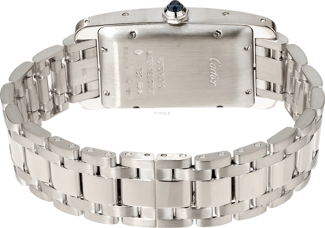 Cartier,Tank 41x23mm,41x23mm,White Gold,Silver,Automatic,Day,In-house Caliber,W26036L1