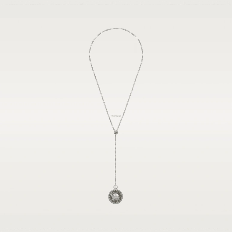 Cartier,High Jewelry Watches ,White Gold,Silver,Grey,Quartz,In-house Caliber,Sapphire,Crystal Glass,HPI00665