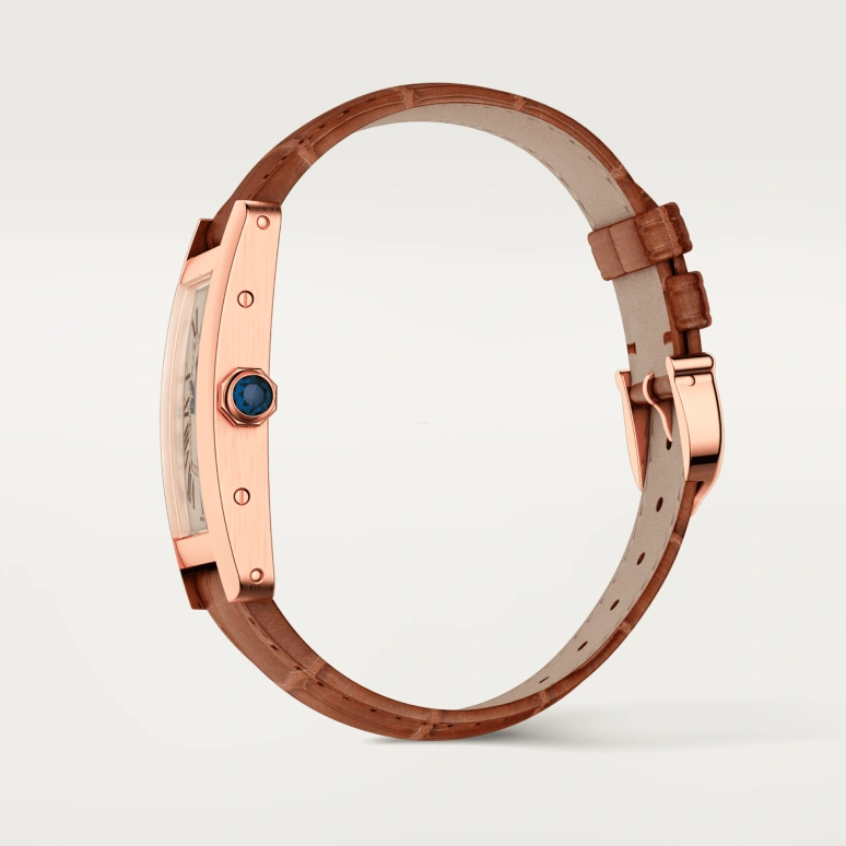 Cartier,Tank 34.80x19mm,34.80x19mm,Rose Gold,Silver,Quartz,In-house Caliber,Hardlex,W2607456