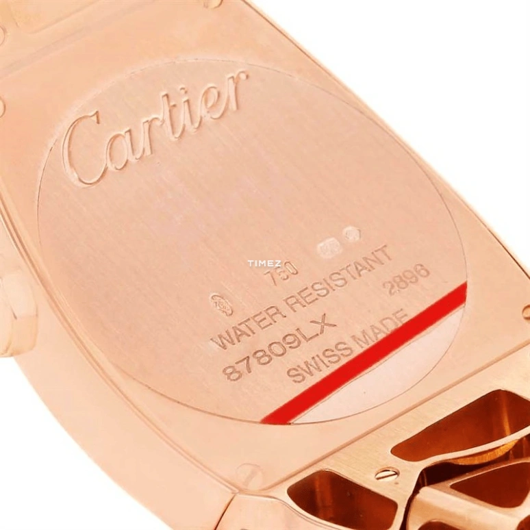 Cartier,La Dona de Cartier 27x29mm,27x29mm,Rose Gold,Silver,Quartz,Sapphire,Crystal Glass,Other,WE601008