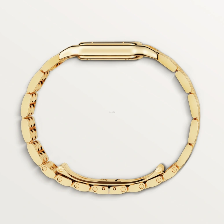 Cartier,Panthère de Cartier 29x37mm,29x37mm,Yellow Gold,Silver,Quartz,Sapphire,Crystal Glass,Square,WGPN0045