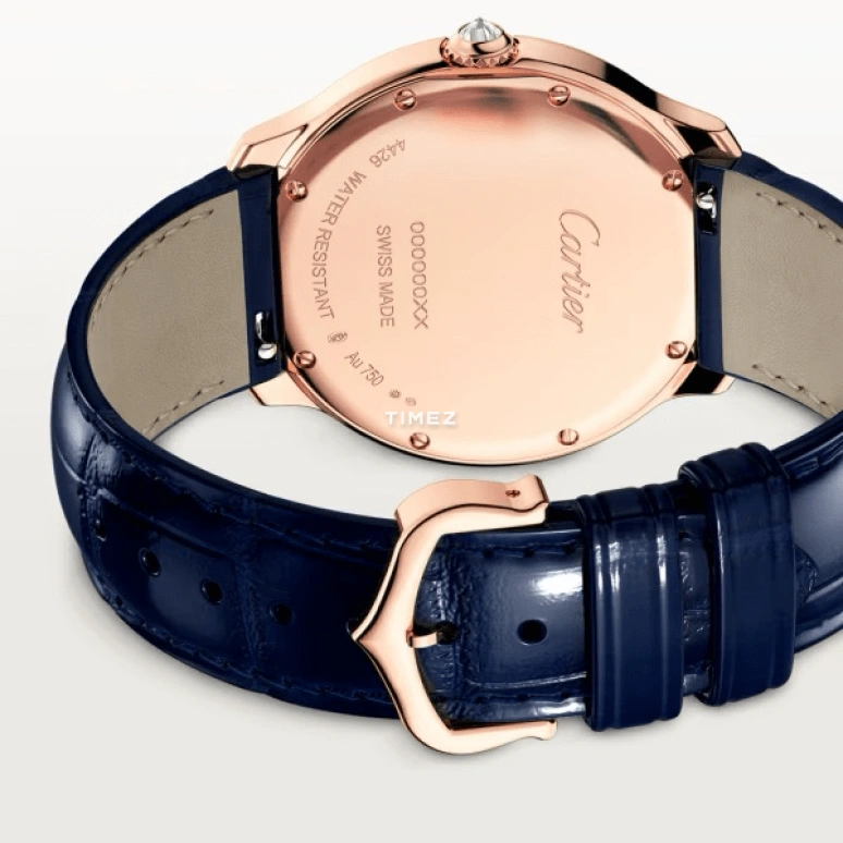 Cartier,Ronde de Cartier 36mm,36mm,Rose Gold,Cream,Quartz,Sapphire,Crystal Glass,Round,WJRN0010