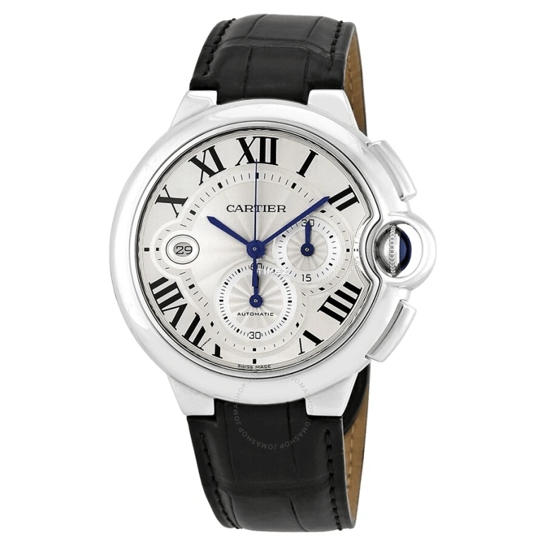 Cartier,Ballon Bleu de Cartier 44mm,44mm,Stainless Steel,Silver,Automatic,Chronograph,Day,W6920078
