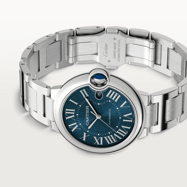 Cartier,Ballon Bleu de Cartier 40mm,40mm,Stainless Steel,Blue,Automatic,42hours,In-house Caliber,WSBB0061