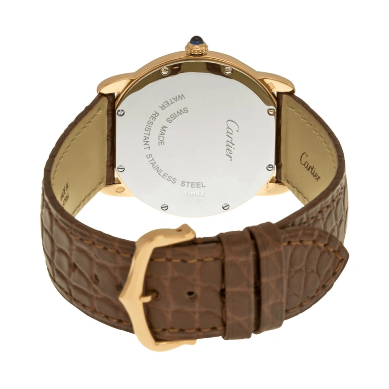 Cartier,Ronde de Cartier 36mm,36mm,Rose Gold,Silver,Quartz,Day,Sapphire,Crystal Glass,W6701008