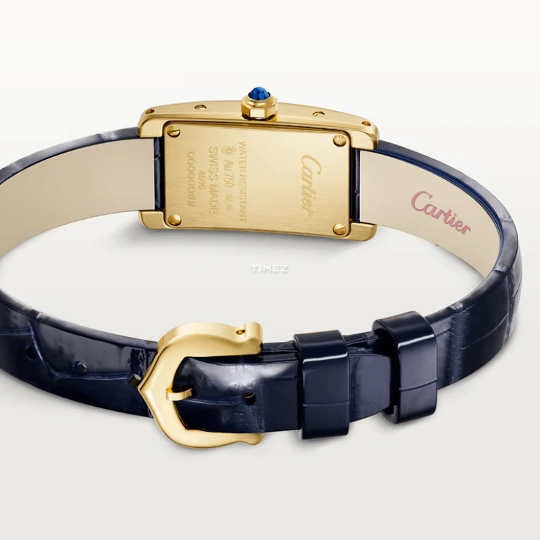 Cartier,Tank 28x15.20mm,28x15.20mm,Yellow Gold,Silver,Quartz,Sapphire,Crystal Glass,Square,WGTA0298