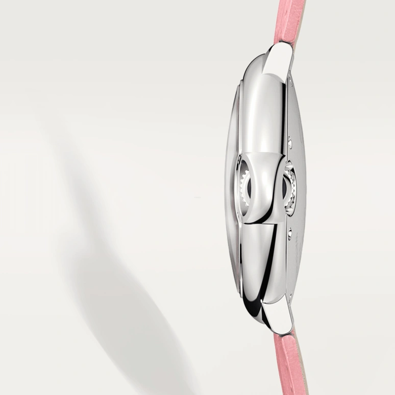 Cartier,Ballon Bleu de Cartier 33mm,33mm,Stainless Steel,Pink,Automatic,Sapphire,Crystal Glass,Round,WSBB0031