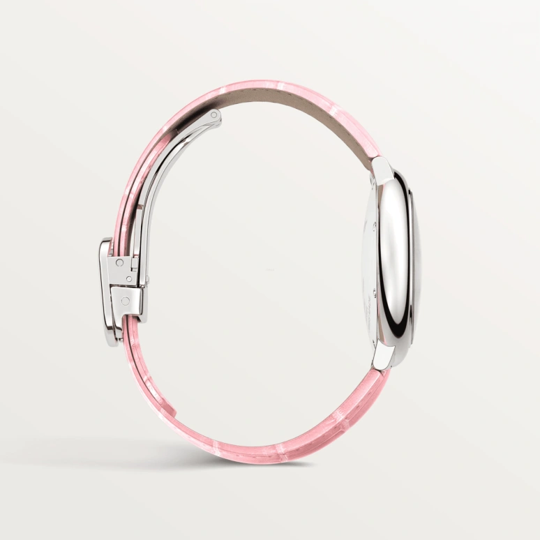 Cartier,Ballon Bleu de Cartier 33mm,33mm,Stainless Steel,Pink,Automatic,Sapphire,Crystal Glass,Round,WSBB0031