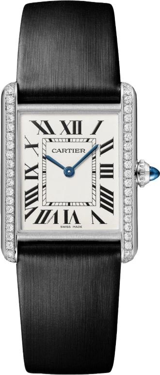 Cartier,Tank 33.70x25.50mm,33.70x25.50mm,Stainless Steel,Silver,Quartz,Sapphire,Crystal Glass,Square,W4TA0017