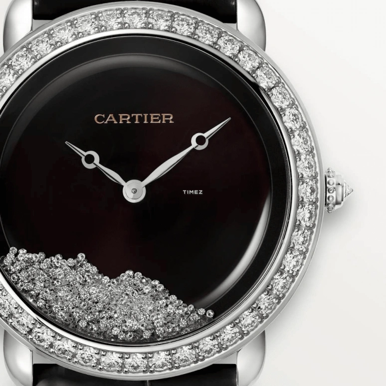 Cartier,Panthère Jewelry Watches 37mm,37mm,White Gold,Black,Handwound,36hours,In-house Caliber,HPI01430