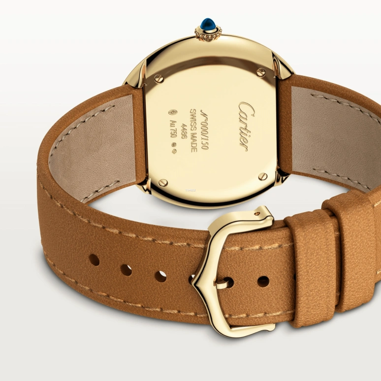 Cartier,Pebble-shaped 36mm,36mm,Yellow Gold,Gold,Handwound,36hours,In-house Caliber,WGPB0003