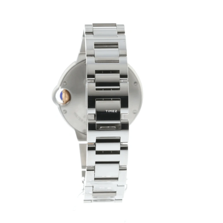 Cartier,Ballon Bleu de Cartier 33mm,33mm,Stainless Steel,Rose Gold,Silver,Automatic,Sapphire,Crystal Glass,Round,W2BB0023