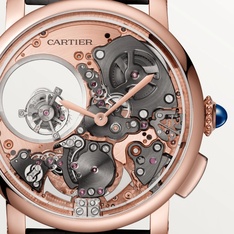 Cartier,Rotonde de Cartier 45mm,45mm,Rose Gold,Rose Gold,Grey,Handwound,Tourbillon,Minute Repeater,WHRO0061