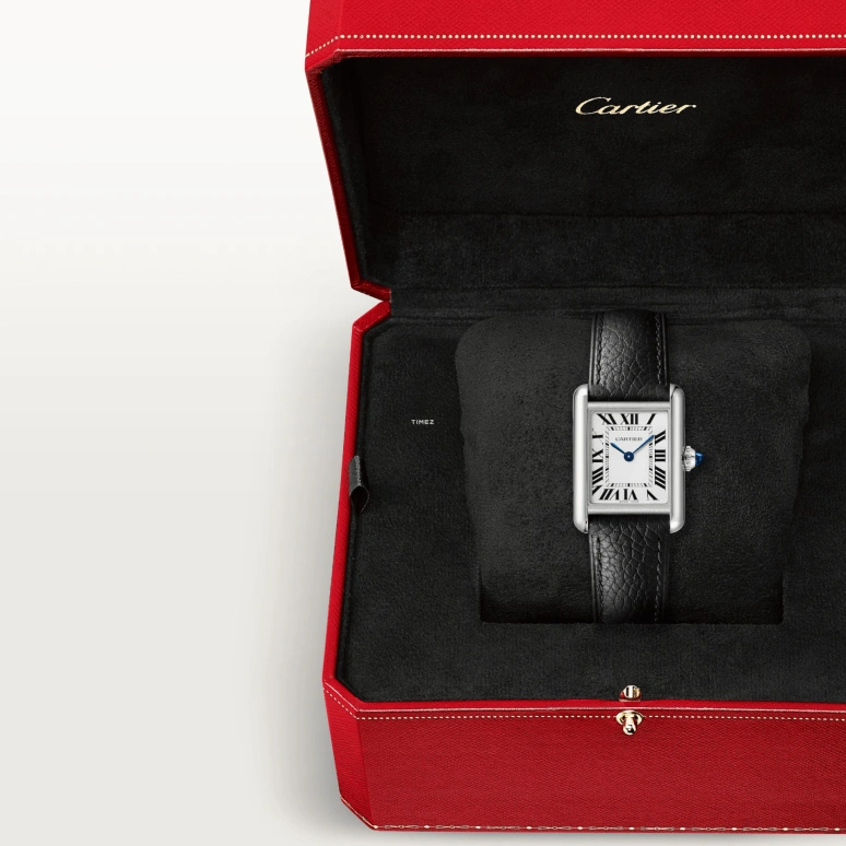 Cartier,Tank 29.50x22mm,29.50x22mm,Stainless Steel,Silver,Quartz,Sapphire,Rectangular,WSTA0089