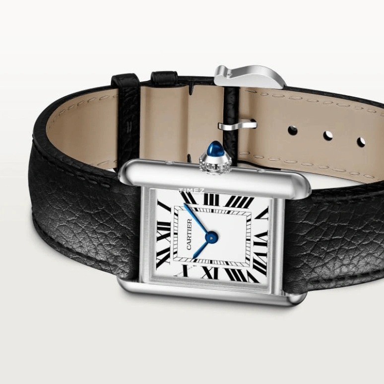 Cartier,Tank 29.50x22mm,29.50x22mm,Stainless Steel,Silver,Eco-Drive,Sapphire,Crystal Glass,Square,WSTA0119