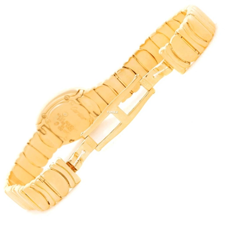 Cartier,Baignoire 25x20mm,25x20mm,Yellow Gold,Silver,Quartz,Sapphire,Crystal Glass,Oval,WB5094D8