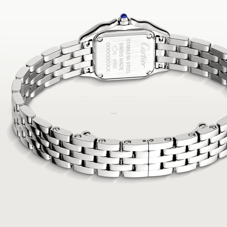 Cartier,Panthère de Cartier 25x19mm,25x19mm,Stainless Steel,Silver,Quartz,Sapphire,Crystal Glass,Square,WSPN0012