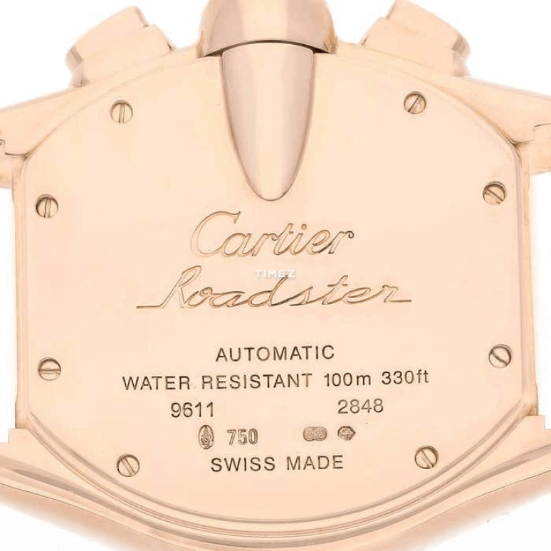 Cartier,Drive de Cartier 47x43mm,47x43mm,Rose Gold,Coffee,Brown,Automatic,Chronograph,Day,W62042Y5