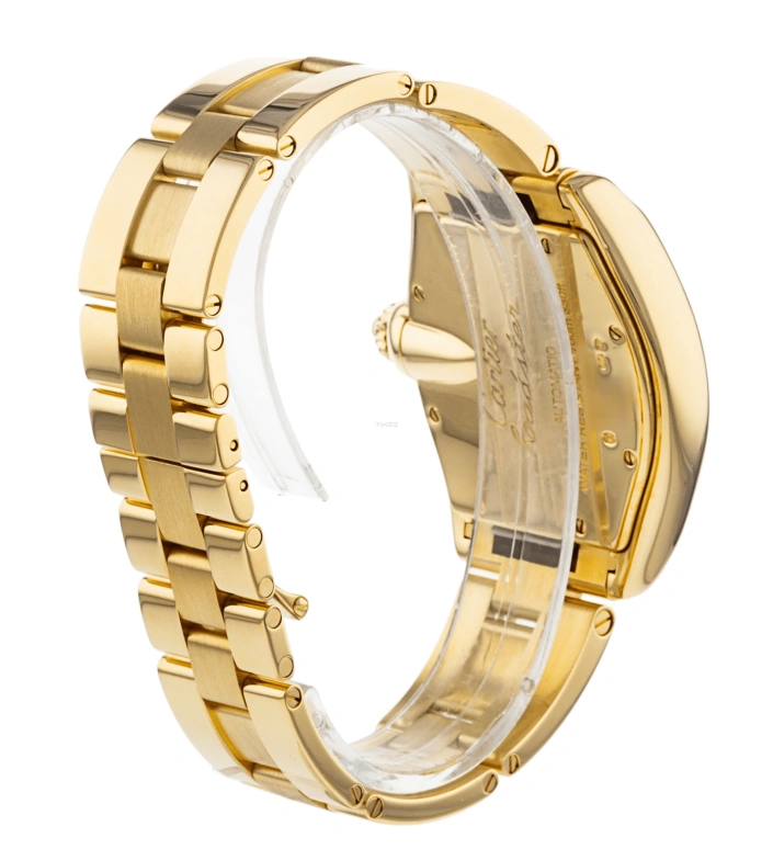 Cartier,Drive de Cartier 36mm,36mm,Yellow Gold,Silver,Automatic,Day,Tonneau,W62003V1