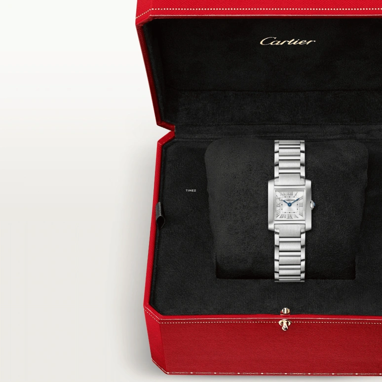 Cartier,Tank 25.70x21.20mm,25.70x21.20mm,Stainless Steel,Silver,Quartz,Sapphire,Crystal Glass,Rectangular,WSTA0129