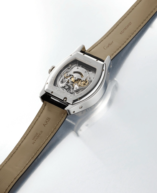 Cartier,Tortue 38x40mm,38x40mm,Platinum,White,Handwound,Chronograph,Tourbillon,2759