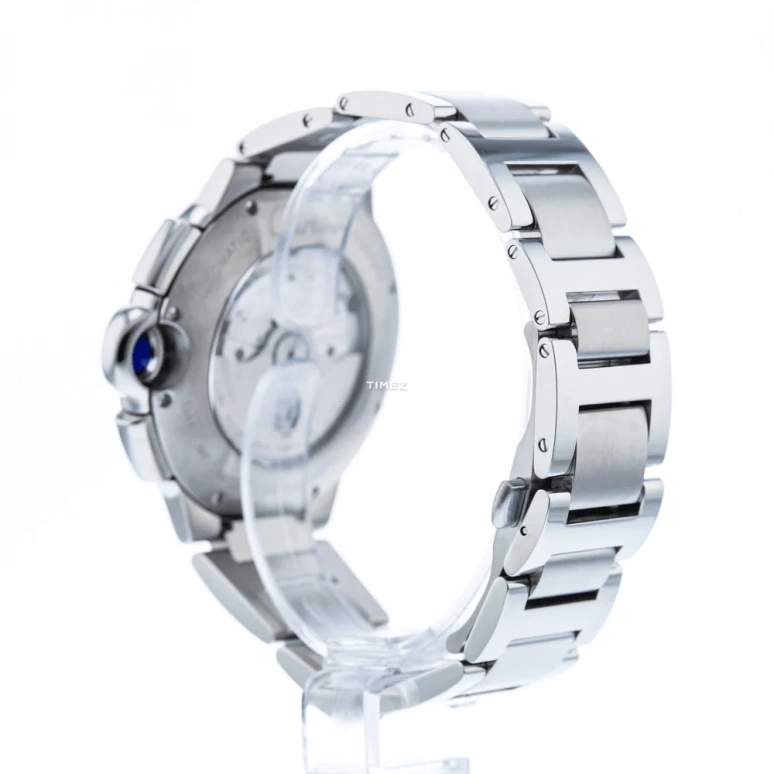 Cartier,Ballon Bleu de Cartier 44mm,44mm,Stainless Steel,Black,Automatic,Chronograph,Day,W6920025