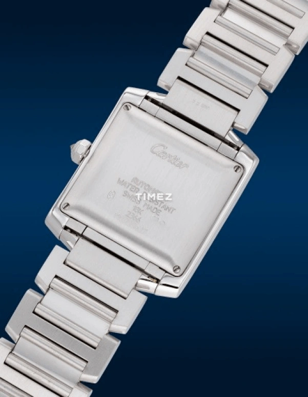 Cartier,Tank 28x32.50mm,28x32.50mm,White Gold,Silver,Automatic,Day,In-house Caliber,WE1003SF