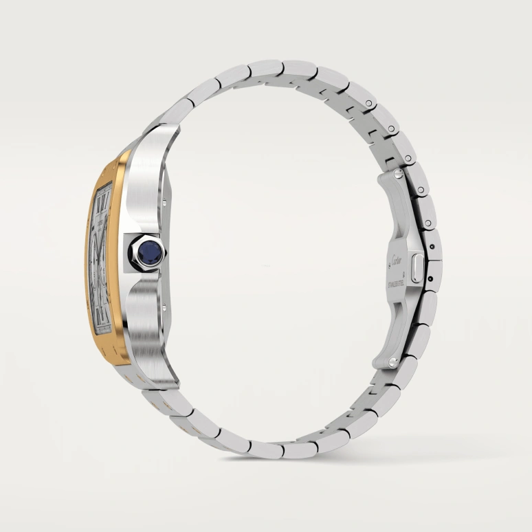 Cartier,Santos de Cartier 43.30x51.30mm,43.30x51.30mm,Stainless Steel,Luminous,Automatic,48hours,In-house Caliber,W2SA0008