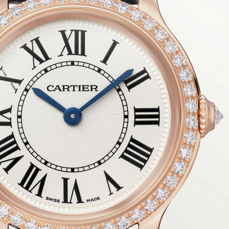 Cartier,Ronde de Cartier 29mm,29mm,Rose Gold,Cream,Quartz,Sapphire,Crystal Glass,Round,WJRN0009