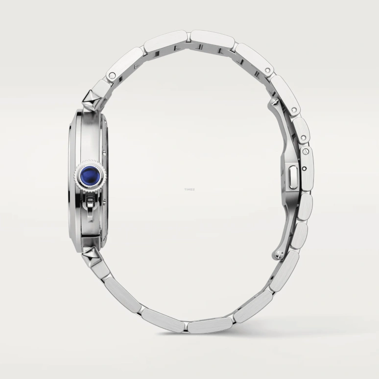 Cartier,Pasha de Cartier 35mm,35mm,Stainless Steel,Salmon,Automatic,42hours,In-house Caliber,WSPA0041