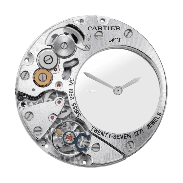 Cartier,High Jewelry Watches 40mm,40mm,White Gold,Black,Silver,Handwound,48hours,In-house Caliber,HPI01011