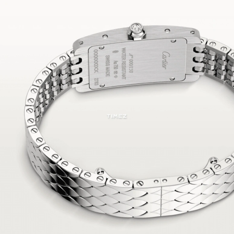 Cartier,Tank 34.80x19mm,34.80x19mm,White Gold,Silver,Quartz,Hardlex,Square,WB710009
