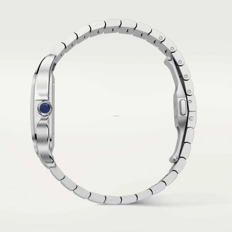 Cartier,Santos de Cartier 35.10mm,35.10mm,Stainless Steel,Gradient,Blue,Automatic,42hours,In-house Caliber,WSSA0063