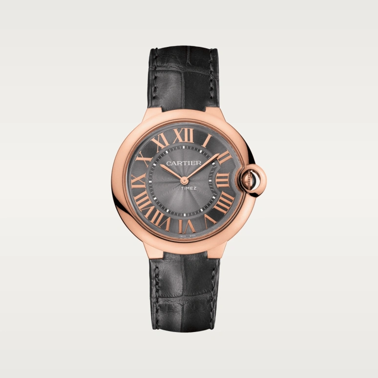 Cartier,Ballon Bleu de Cartier 40mm,40mm,Rose Gold,Grey,Handwound,36hours,In-house Caliber,W6920089