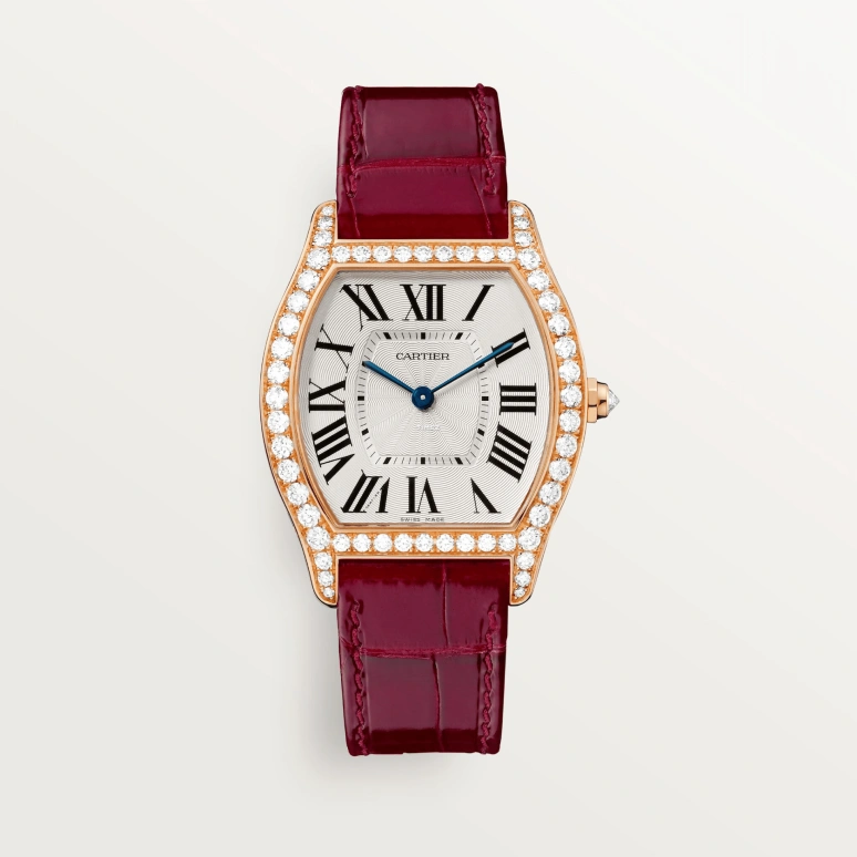 Cartier,Tortue 39x31mm,39x31mm,Rose Gold,Silver,Handwound,36hours,In-house Caliber,WA501008