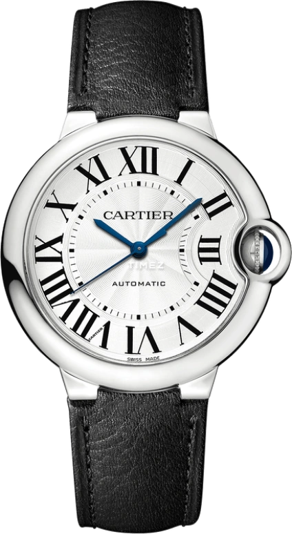 Cartier,Ballon Bleu de Cartier 36mm,36mm,Stainless Steel,Silver,Automatic,Sapphire,Crystal Glass,Round,WSBB0036