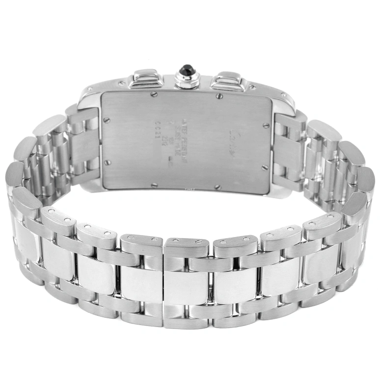 Cartier,Tank 36x27mm,36x27mm,Yellow Gold,Silver,Quartz,Chronograph,Sapphire,Crystal Glass,W26033L1