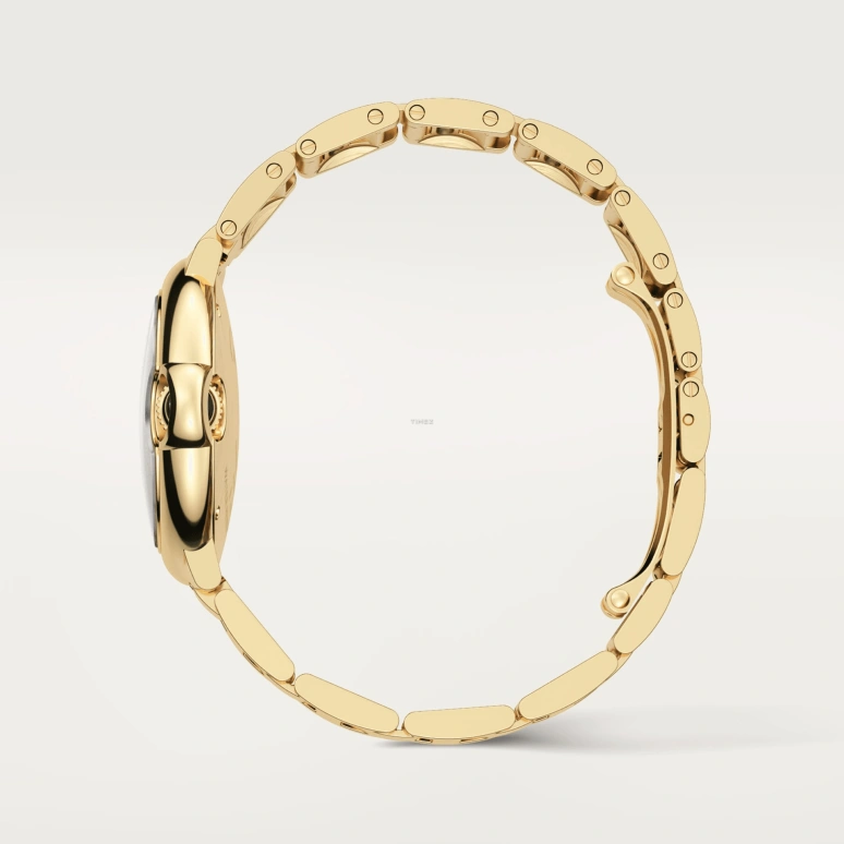 Cartier,Ballon Bleu de Cartier 33mm,33mm,Yellow Gold,Silver,Automatic,Sapphire,Crystal Glass,Round,WGBB0045