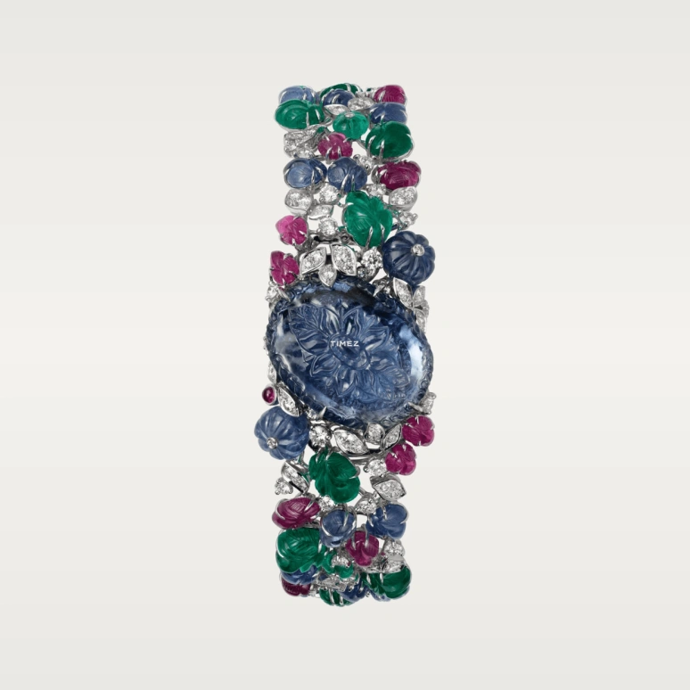 Cartier,High Jewelry Watches ,White Gold,Silver,Quartz,In-house Caliber,Sapphire,HPI00671