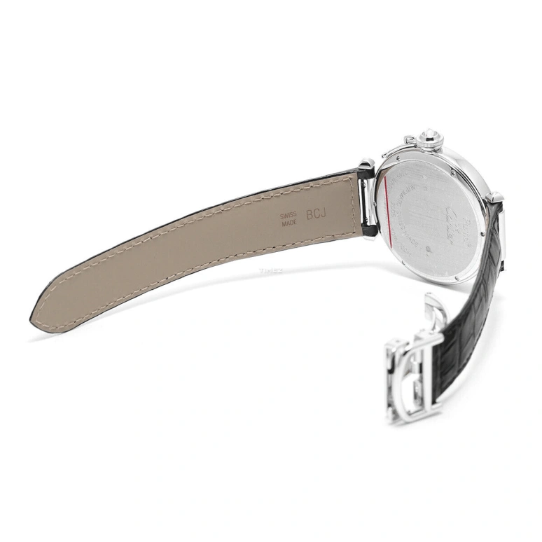 Cartier,Pasha de Cartier 42mm,42mm,White Gold,Silver,Automatic,Sapphire,Crystal Glass,Round,WJ118751